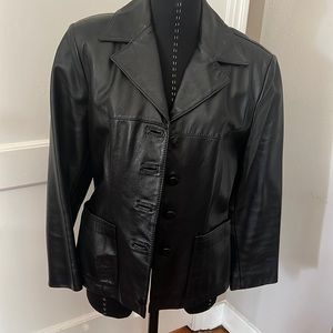 Black leather jacket 🖤